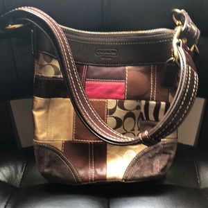Coach bag with patchwork NEVER USED